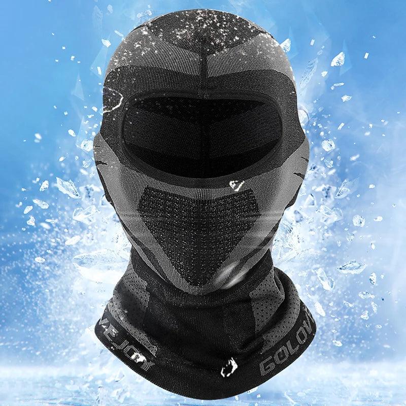 Breathable Helmet Liner Balaclava Motorcycle Full Face Mask Headgear Windproof Sunscreen Motorbike Cycling Mask Moto Accessories - lojaesperanto