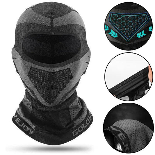 Breathable Helmet Liner Balaclava Motorcycle Full Face Mask Headgear Windproof Sunscreen Motorbike Cycling Mask Moto Accessories - lojaesperanto