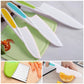 New Kids Cooking Cutter Set Kids Knife Toddler Wooden Cutter Cooking Plastic Fruit Knives to Cut Fruits Crinkle Kitchen Supplies - lojaesperanto